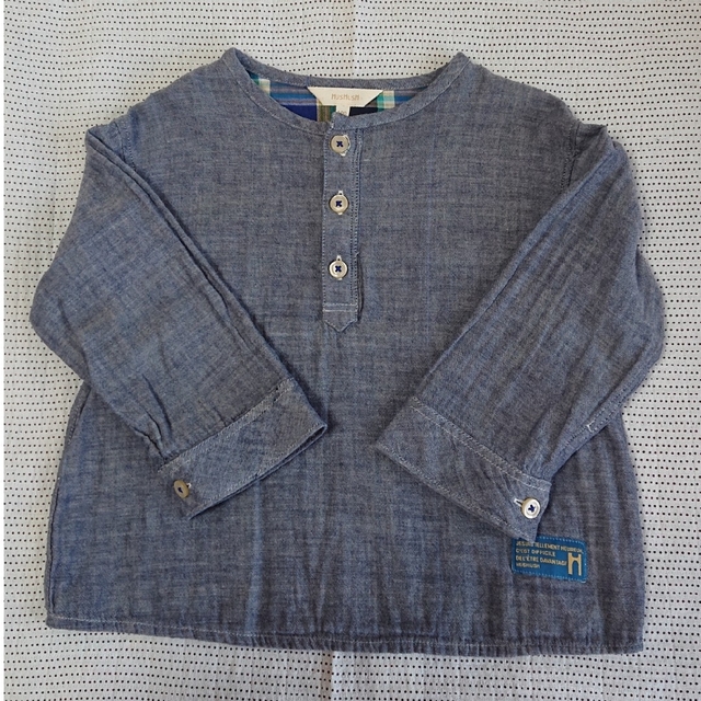 HusHush(ハッシュアッシュ)のHusHush シャツ 100cm キッズ/ベビー/マタニティのキッズ服男の子用(90cm~)(ブラウス)の商品写真