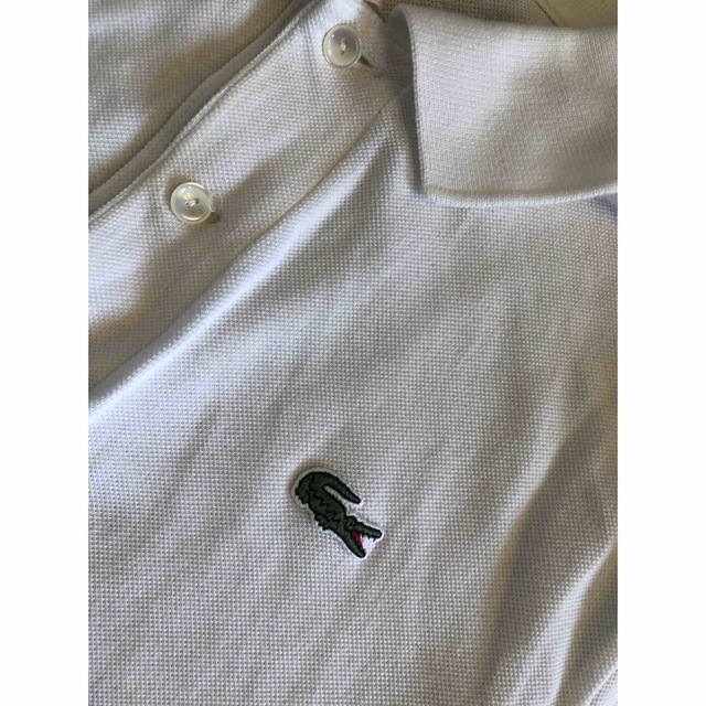 LACOSTE(ラコステ)のラコステ　ポロTシャツ　白　 メンズのトップス(ポロシャツ)の商品写真