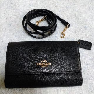 早い者勝ち！明日〜通常価格 COACH ショルダー ウォレット 折財布 ...