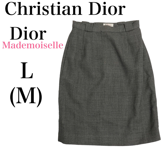 Christian Dior 【極美品】マドモアゼル 変わり織り タイトスカート