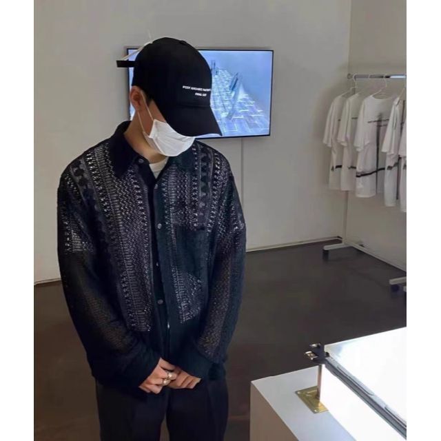 our legacy アワーレガシー クロシェ シャツ ブラック | tuambiente.mx