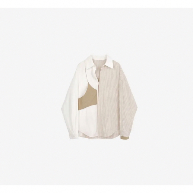 PLUM Asymmetry Docking Shirt レディースのトップス(シャツ/ブラウス(長袖/七分))の商品写真