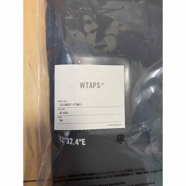 W)taps - WTAPS 2023SS TRACKS TROUSERS BLACK XLサイズの通販 by でぶ