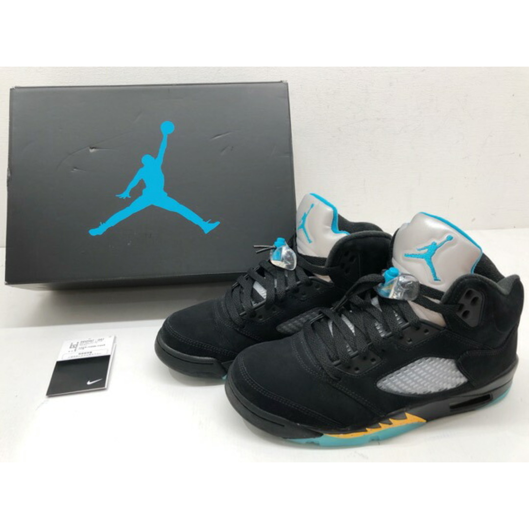 NIKE(ナイキ) AIR JORDAN 5 RETRO エア ジョーダン 5 レトロ AQUA アクア / DD0587-047 26.0cm 【64101-007】スニーカー