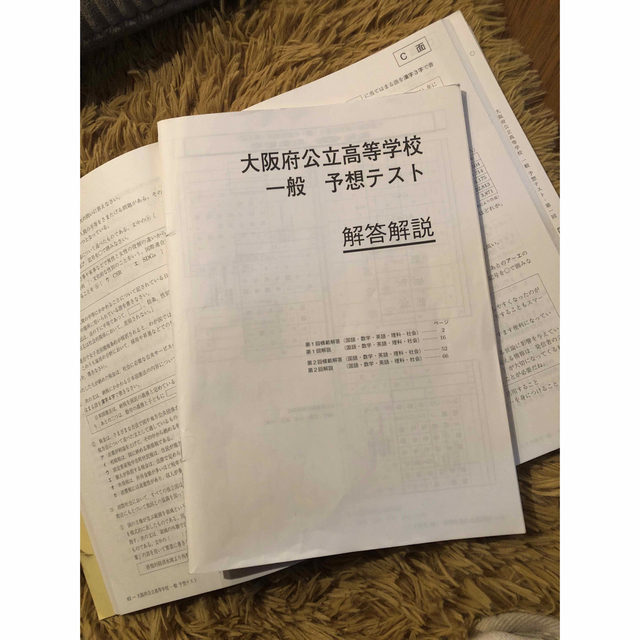 大阪府公立高等学校一般予想テスト ２０２３年度受験用 エンタメ/ホビーの本(語学/参考書)の商品写真