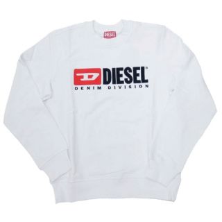 ディーゼル(DIESEL)の【新品/未使用/タグ付】2022モデル DIESELロゴ刺繍スウェット ホワイト(スウェット)