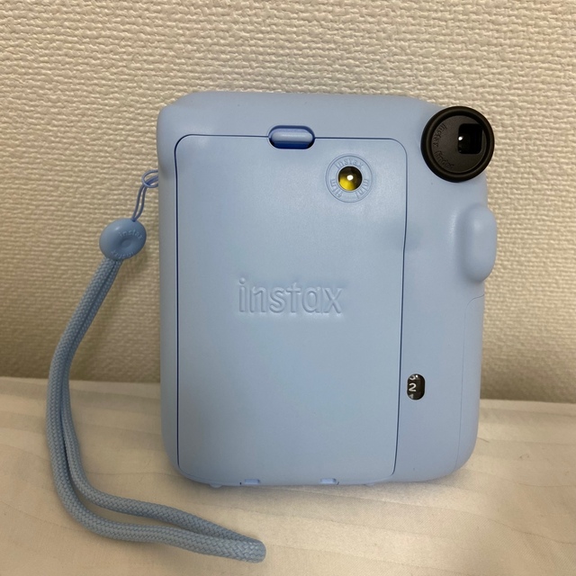 富士フイルム(フジフイルム)の富士フイルムチェキ instax mini 12 パステルブルー(1台) スマホ/家電/カメラのカメラ(フィルムカメラ)の商品写真