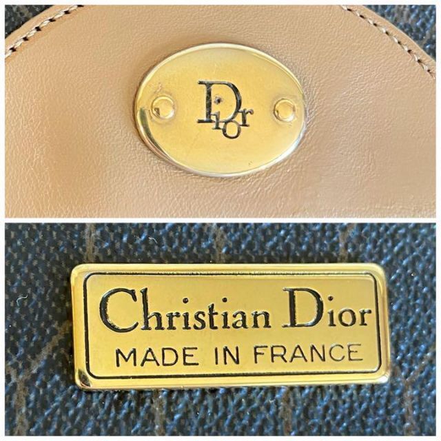 Dior ディオール ハニカム チェーンショルダーバック ブラック レザー