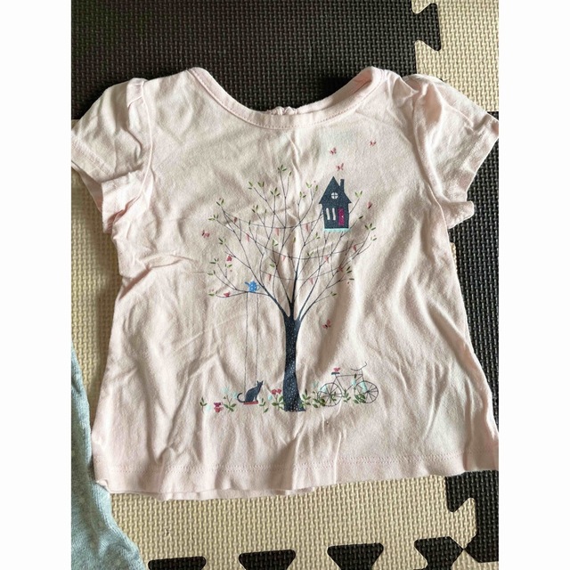 babyGAP(ベビーギャップ)のbabyGap ワンピース　トップス　カボチャパンツ　4枚セット　70-80cm キッズ/ベビー/マタニティのベビー服(~85cm)(シャツ/カットソー)の商品写真