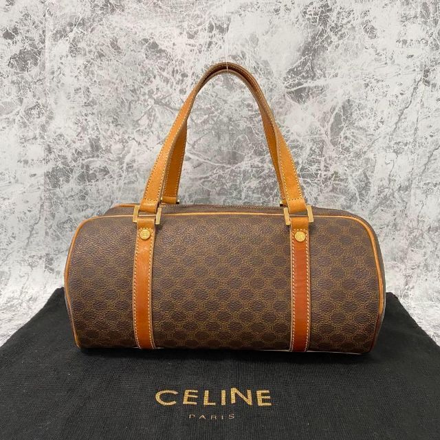 セリーヌ CELINE マカダム トリオンフ ミニ ボストンバッグ レザー 爆売り！