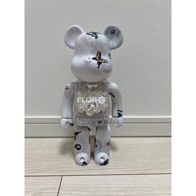 BE@RBRICK FLOR@ #2 White 400％ 3個