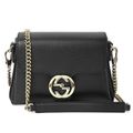 新品 グッチ GUCCI ショルダーバッグ 【アウトレット】インターロッキングG ブラック