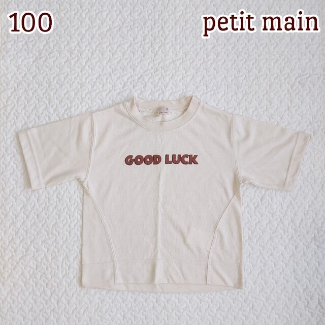 petit main(プティマイン)の【新品未使用】 半袖 Tシャツ 100サイズ 2枚 キッズ/ベビー/マタニティのキッズ服男の子用(90cm~)(Tシャツ/カットソー)の商品写真