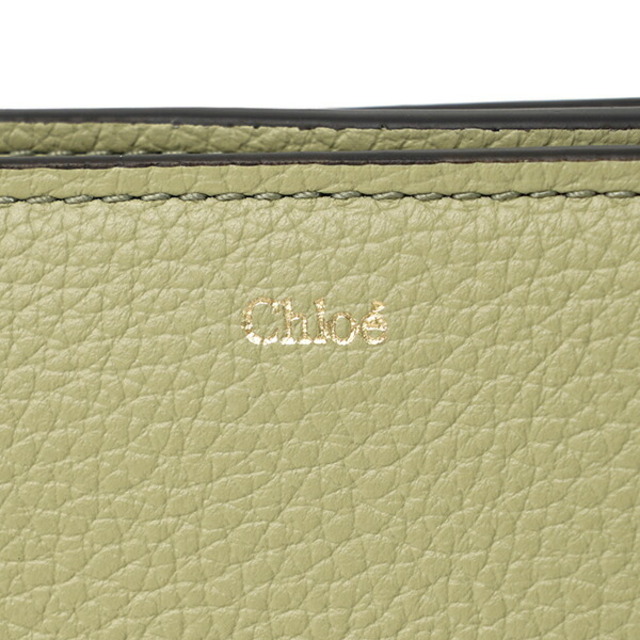 Chloe(クロエ)の新品 クロエ Chloe 2つ折り財布 アルファベット フェーデッドグリーン レディースのファッション小物(財布)の商品写真