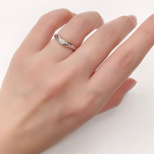 BVLGARI - ブルガリ リング コロナ 指輪 ウェーブ ダイヤモンド PT950