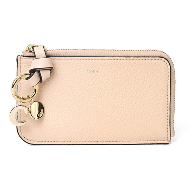 Chloe(クロエ)の新品 クロエ Chloe カードケース アルファベット セメントピンク レディースのファッション小物(名刺入れ/定期入れ)の商品写真