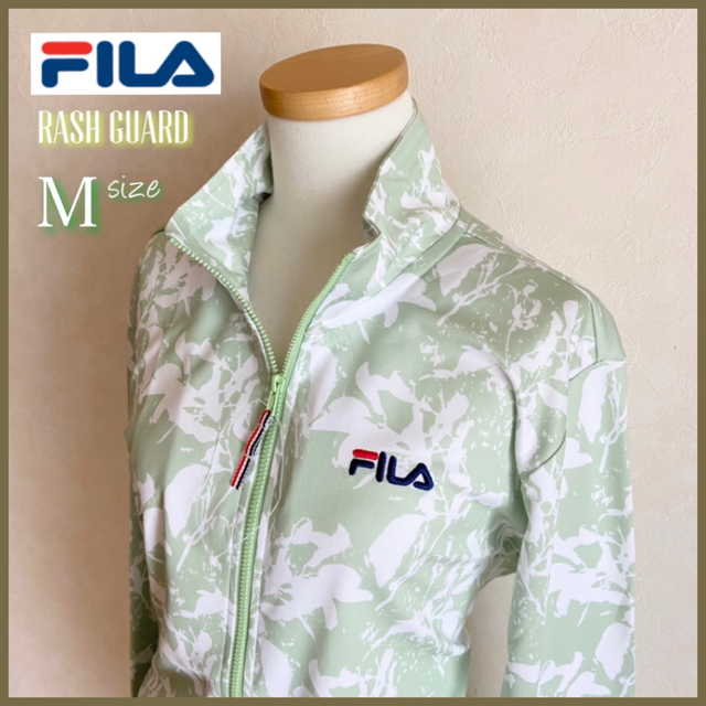 FILA(フィラ)のフィラ ラッシュガード 長袖 フルジップ ジャケット フードなし レディース レディースのジャケット/アウター(ナイロンジャケット)の商品写真