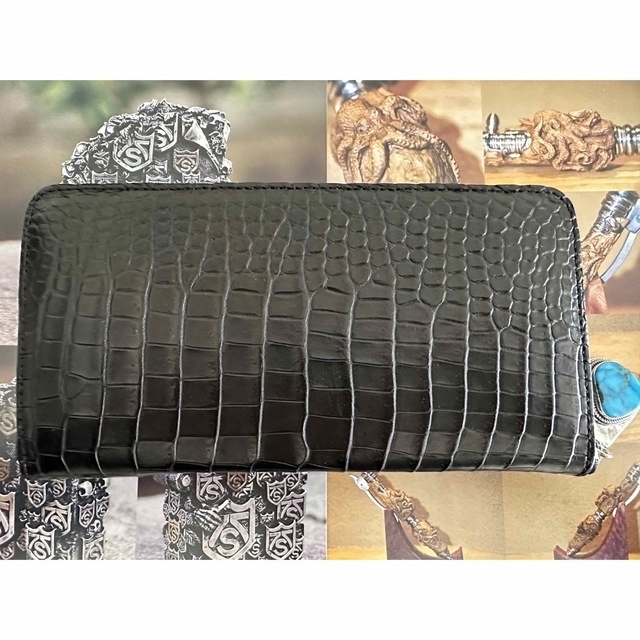 GW限定価格 定額90万 7SENSE クロコダイル ポロサス ラウンドジップ