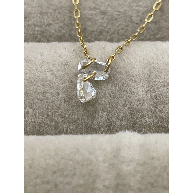 キラキラ☆ハートダイヤモンド 0.10ct ネックレス k10-