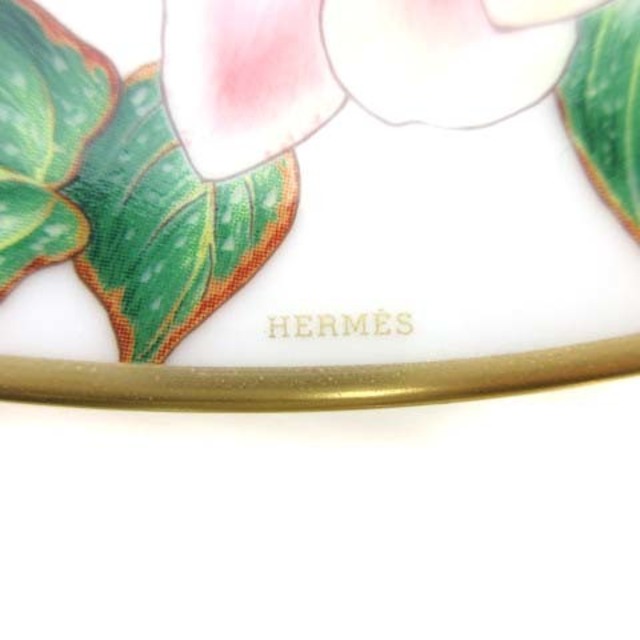 Hermes(エルメス)のエルメス HERMES パシフォリア デザートプレート 食器 花柄 白 緑 インテリア/住まい/日用品のキッチン/食器(食器)の商品写真