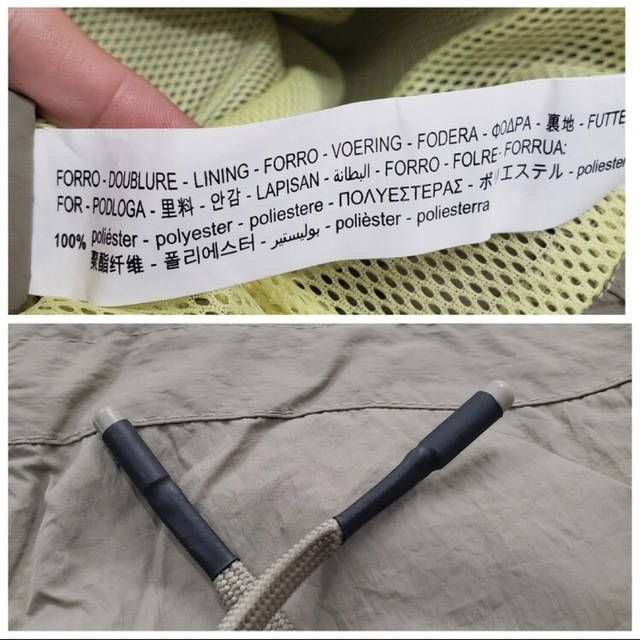 新品 ZARA RHUIGI レイヤード プルオーバー パーカー フーディー L