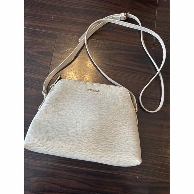 美品✨FURLA フルラ ショルダーバッグ ライトベージュ グレージュ