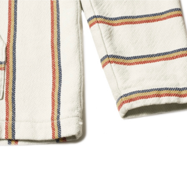 STANDARD CALIFORNIA(スタンダードカリフォルニア)のSD Stripe Comfortable Baja Hoodie ナチュラルM メンズのトップス(パーカー)の商品写真