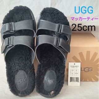 アグ(UGG)のUGG W MCCARTY 1006874 W/BLK 8 25cm ベルクロ(サンダル)