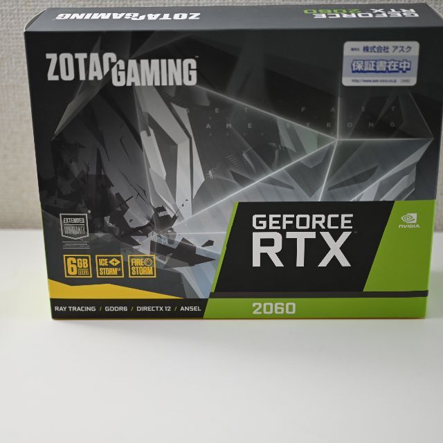 PCパーツ ZOTAC GAMING GeForce RTX 2060 Twin Fan