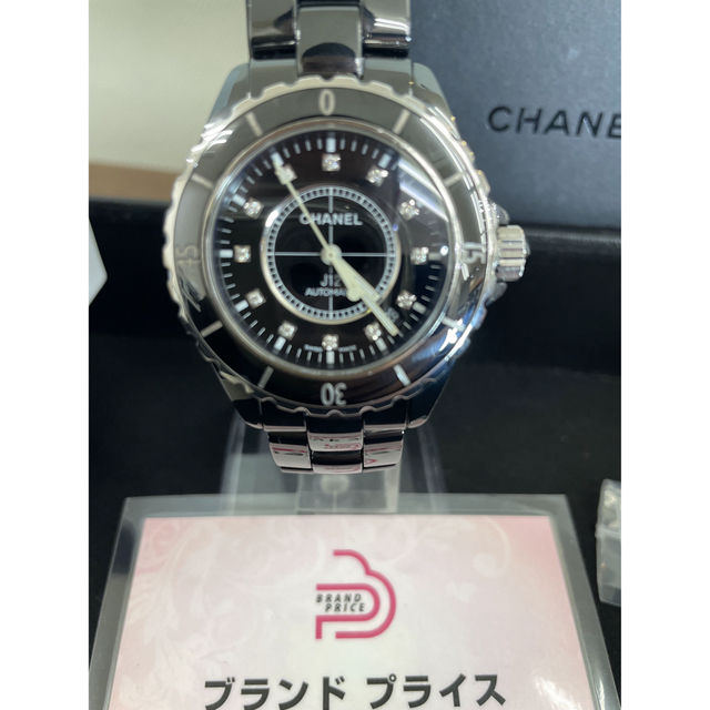 CHANEL(シャネル)のCHANEL シャネル J12 H1626 ブラックセラミック 38ｍｍ 12P メンズの時計(腕時計(アナログ))の商品写真