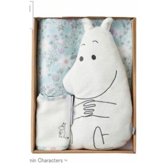 ムーミン(MOOMIN)のムーミン　ベビーギフトセット　新品　ピンク　ミント　アームピロー　ハンカチビブ(その他)