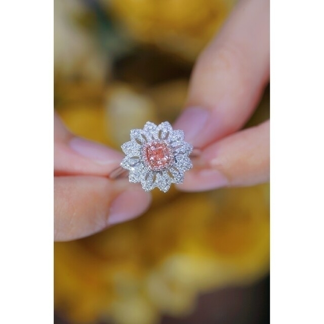 天然ダイヤモンドリング0.88ct　k18 レディースのアクセサリー(リング(指輪))の商品写真