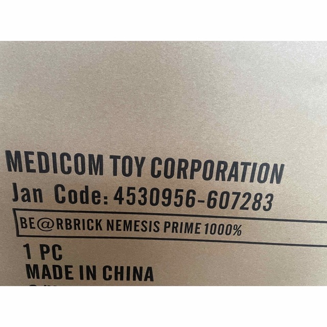 MEDICOM TOY(メディコムトイ)の新品 BE@RBRICK NEMESIS PRIME 1000％ エンタメ/ホビーのフィギュア(その他)の商品写真