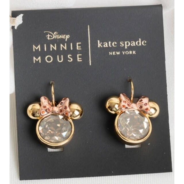 kate spade new york(ケイトスペードニューヨーク)の【新品】kate spade ケイトスペード ピアス ミニーマウス ストーンレバ レディースのアクセサリー(ピアス)の商品写真