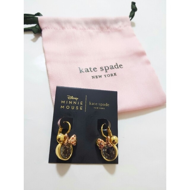 kate spade new york(ケイトスペードニューヨーク)の【新品】kate spade ケイトスペード ピアス ミニーマウス ストーンレバ レディースのアクセサリー(ピアス)の商品写真