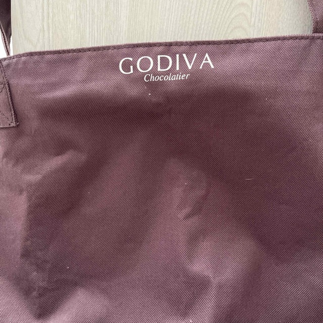 GODIVA(ゴディバ)のレアな　GODIVA ゴディバ　大容量バッグ　ファスナー付き　ノベルティ エンタメ/ホビーのコレクション(ノベルティグッズ)の商品写真