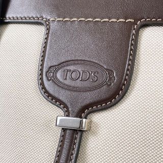 TOD'S - ☆極美品☆トッズ ジョイ トートバッグ レザー キャンバス