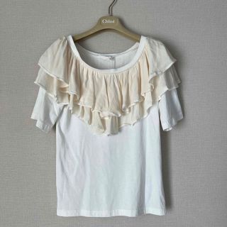 クロエ(Chloe)のChloe フリルTシャツ (シャツ/ブラウス(長袖/七分))