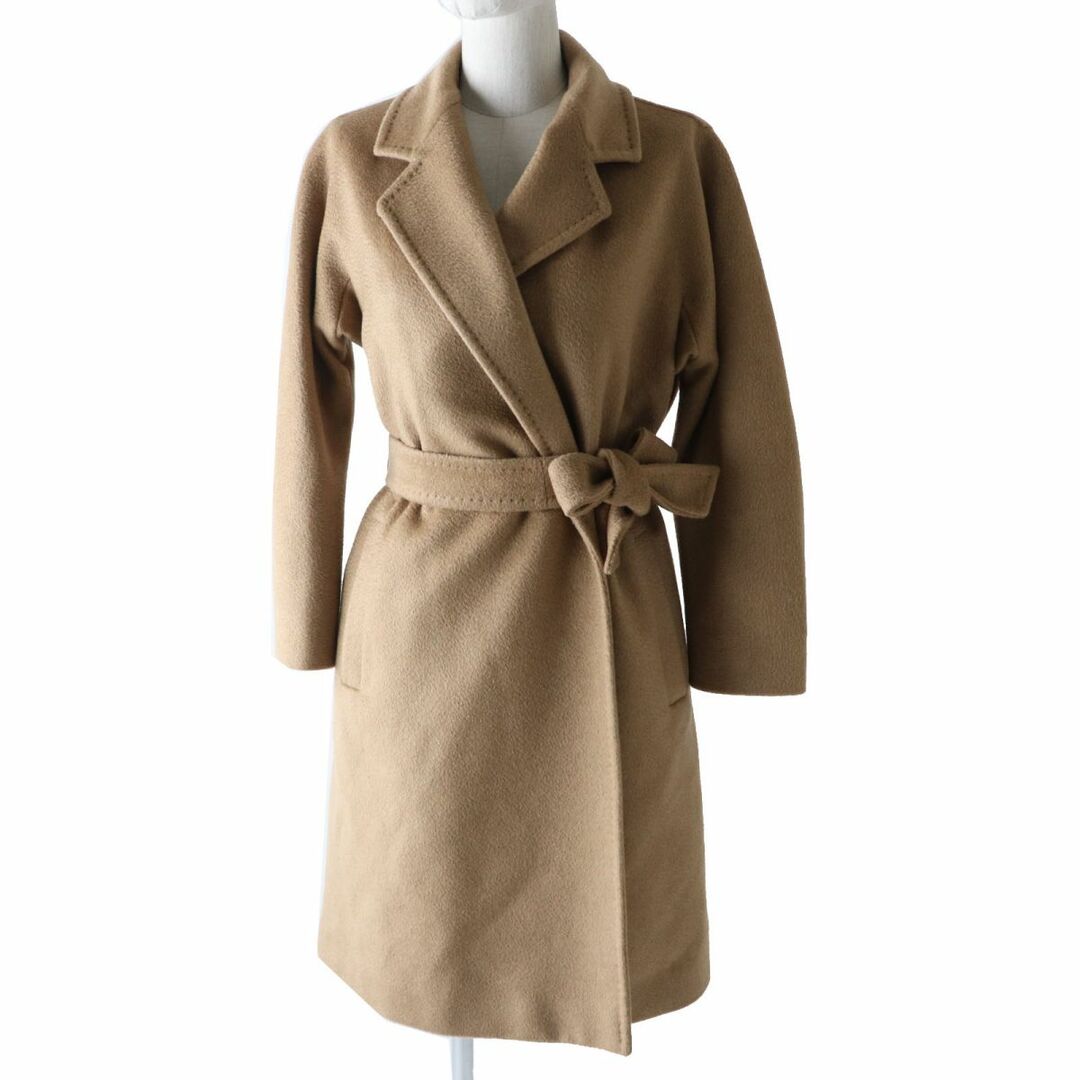 極美品◎正規品 白タグ MaxMara マックスマーラ レディース キャメル