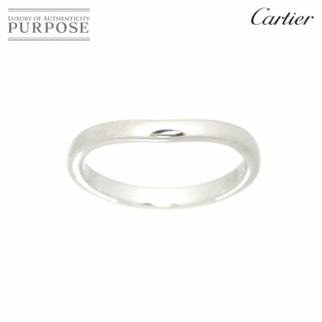 カルティエ Cartier バレリーナ カーブ #47 リング Pt プラチナ 指輪【証明書付き】VLP 90183621