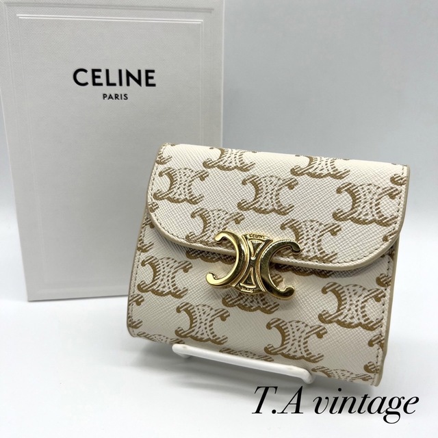 セリーヌ CELINE トリオンフ スモールフラップウォレット