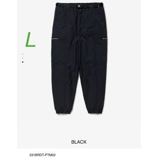 ダブルタップス(W)taps)のWTAPS 2023SS TRACKS TROUSERS BLACK Lサイズ (ワークパンツ/カーゴパンツ)