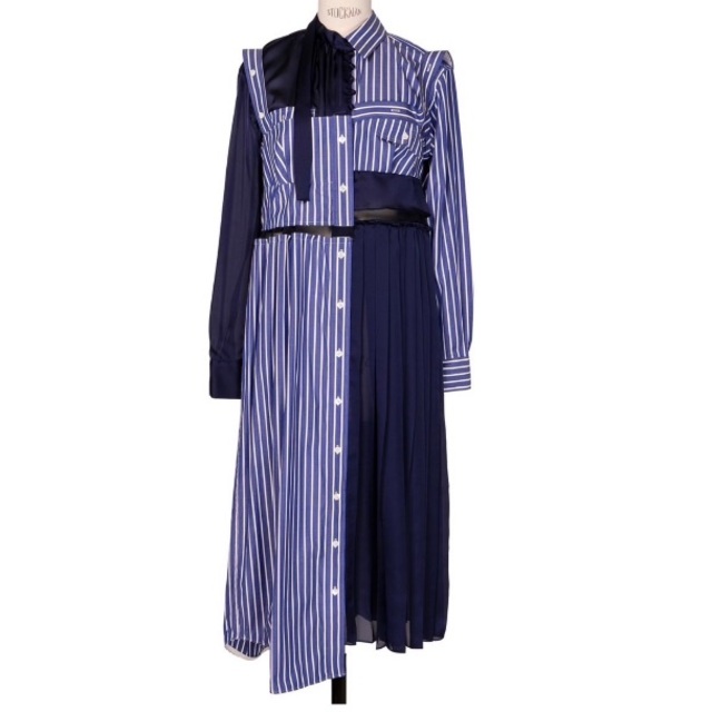 【未使用】sacai Cotton Poplin Dressワンピース