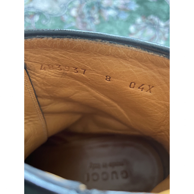Gucci(グッチ)の【希少】GUCCI グッチ 17-18AW コレクション ブーツ レザー GG メンズの靴/シューズ(ブーツ)の商品写真