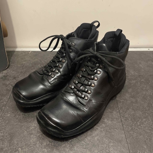 メンズvintage prada sports trekking boots UK8