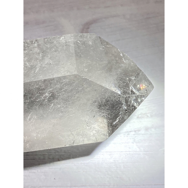 エンジェルブレッシング✨　レインボー　ダブルポイント　クリスタル　水晶　原石 3