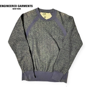 エンジニアードガーメンツ(Engineered Garments)のXS ENGINEERED GARMENTS ネイビー スウェットトレーナー(スウェット)