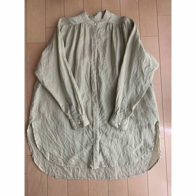 かぐれ - 専用ページ リネンギャザーチュニックシャツ の通販 by かぐれ - 専用ページ リネンギャザーチュニックシャツ の通販 by