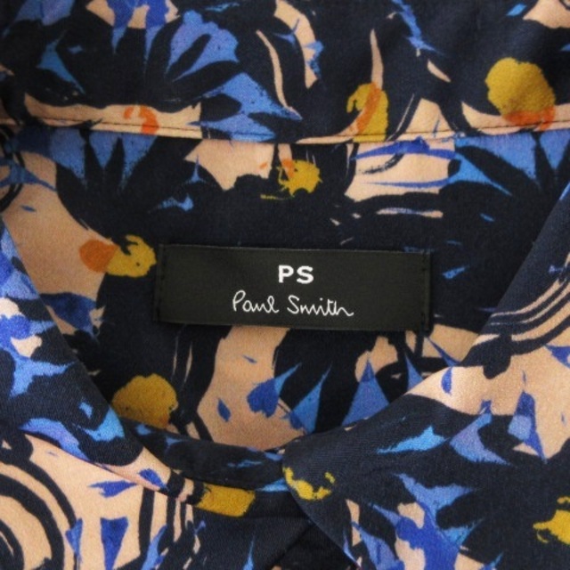 Paul Smith(ポールスミス)のポールスミス PS 22AW ワンピース シャツ ロング 長袖 ネイビー系 40 レディースのワンピース(ひざ丈ワンピース)の商品写真