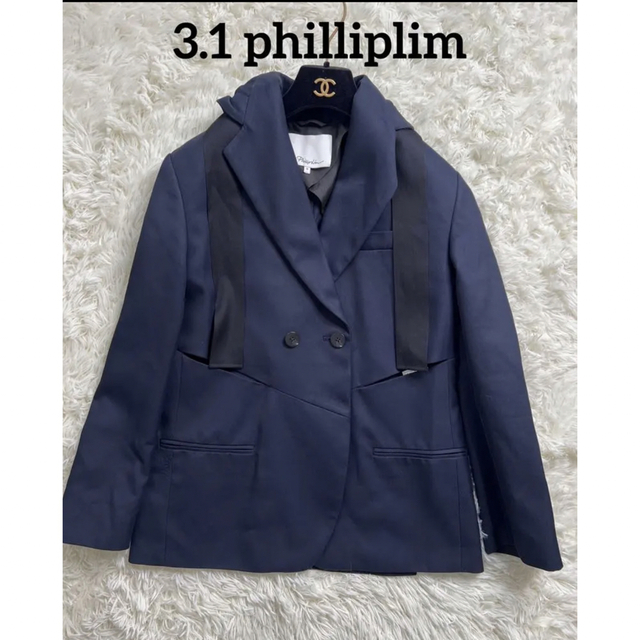 3.1Phillip Lim フード付き 変形テーラードジャケット